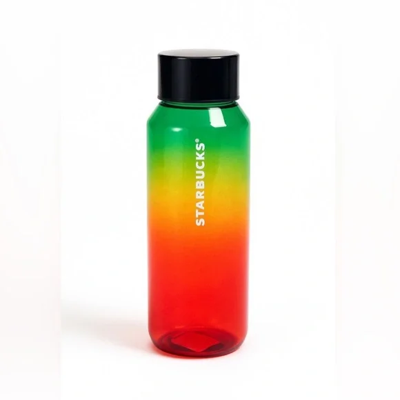 Starbucks Rainbow glass cold beverage only container 20fl. - Picture 1 of 4